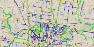 ველოსიპედით ბილიკები მელბურნის რუკა