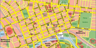 მელბურნის რუკა ქალაქის
